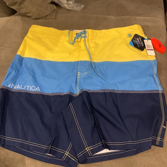 Nautical Swim Board Shorts size XXL ( 38) - Picture 2 of 7